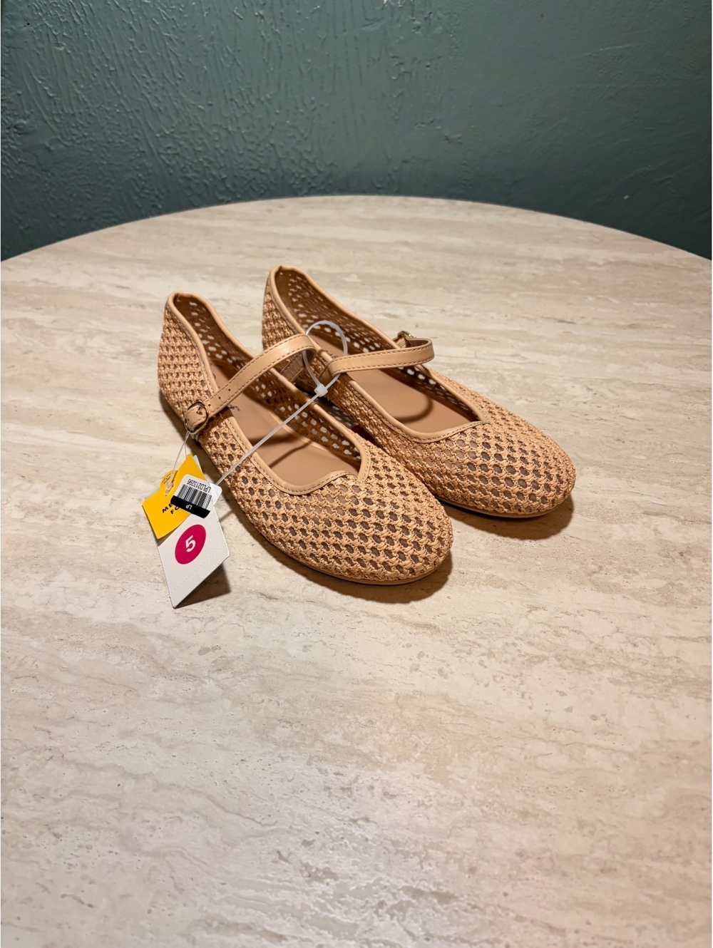 Girls Size 5Y Brown Ballet Flats